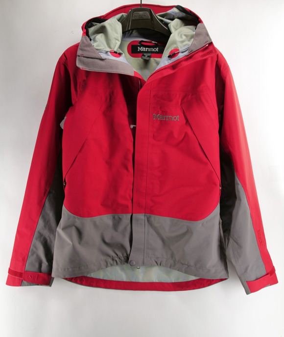 Marmot Other - Marmot Jacket Mens Medium Red Grey Gore-Tex Performance Shell Waterproof Hooded